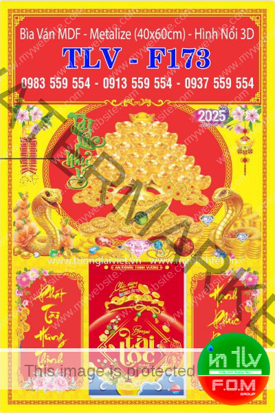 Bìa Lịch Bloc Dán Nổi 3D Cây Mai