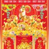 Bìa lịch gắn bloc Lộc Xuân