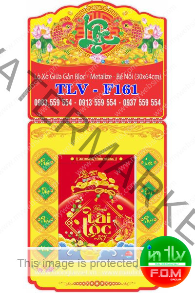 Bìa Lò Xo Giữa Mini Chữ Lộc