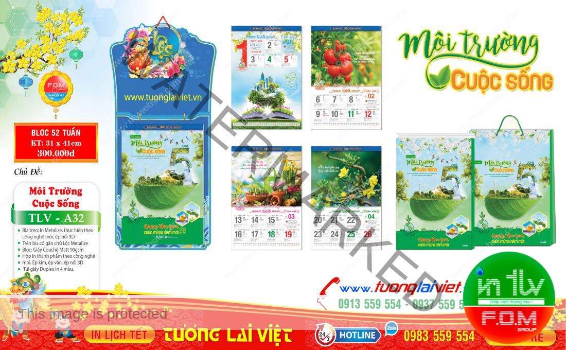 Chi phí In Lịch Tết