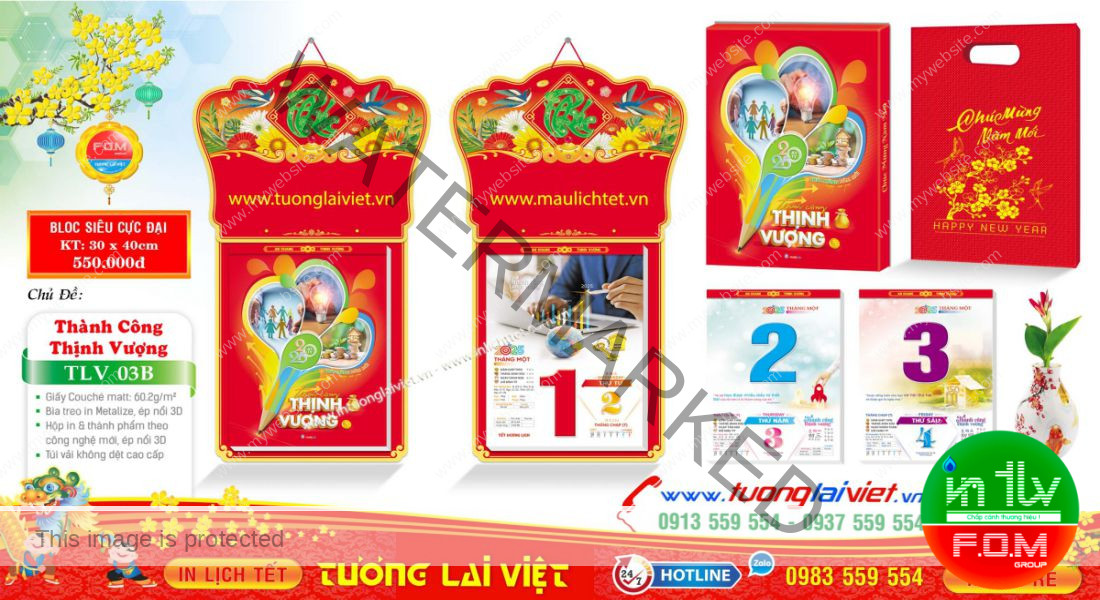 Đặt In Lịch Bloc 2026