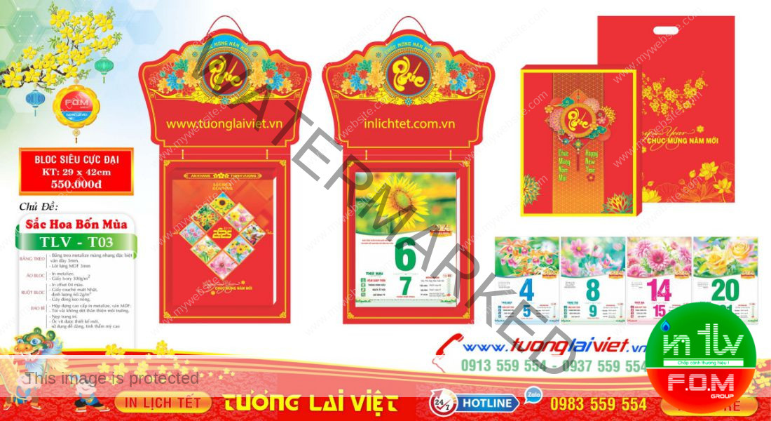 In Lịch Bloc Tại TPHCM