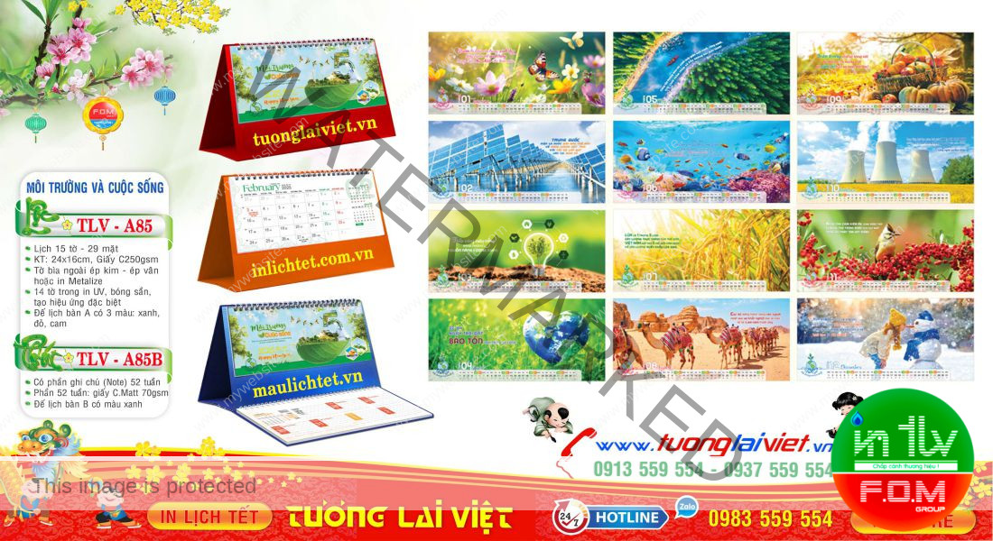 In Lịch Để Bàn Giá Rẻ