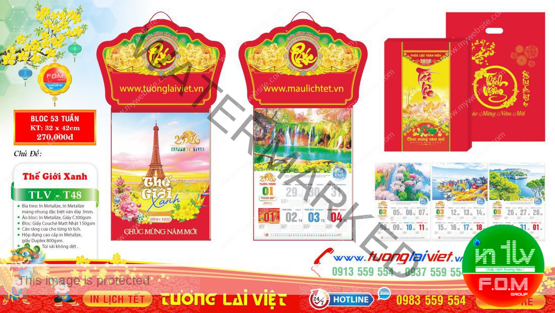 Lịch 52 Tuần Chữ Phúc