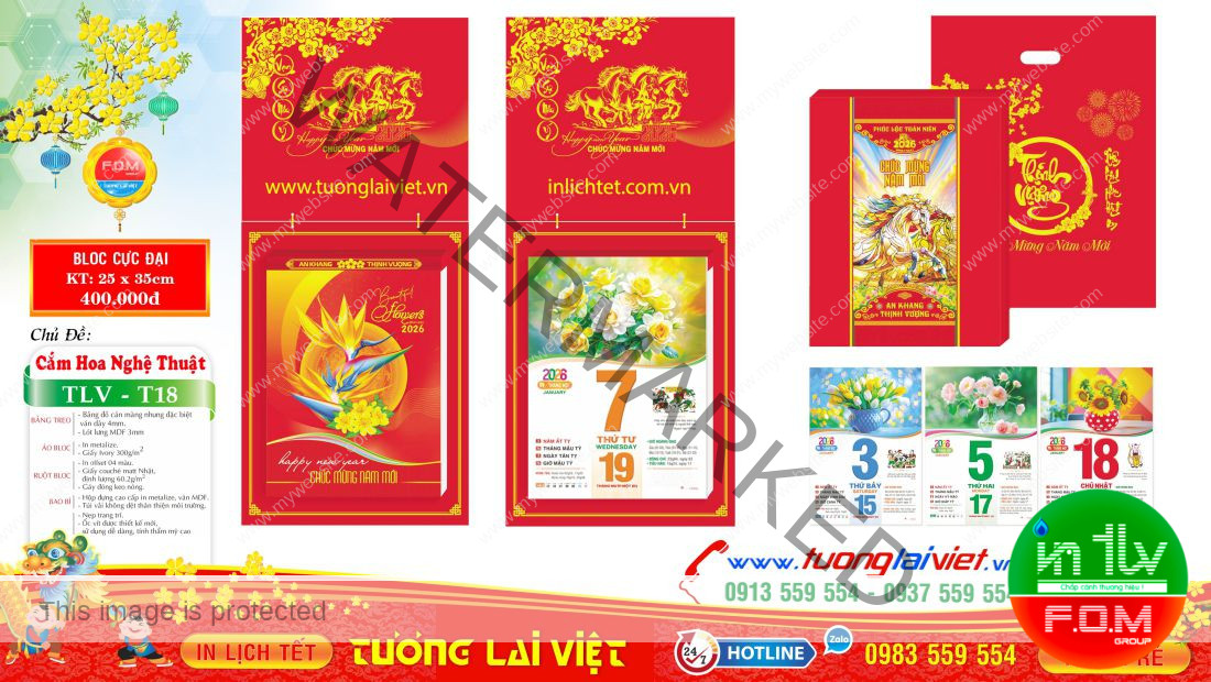 Lịch bloc cực đại Khánh Sơn Mài