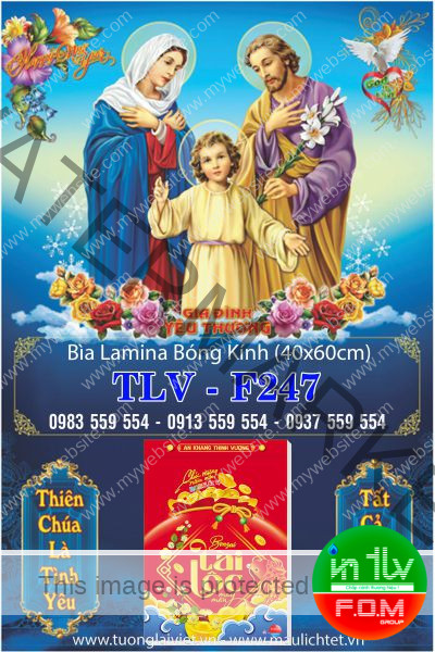 Lịch Gỗ Laminate Chúa Giêsu