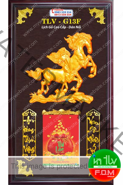 Lịch Gỗ Mã Đáo Thành Công