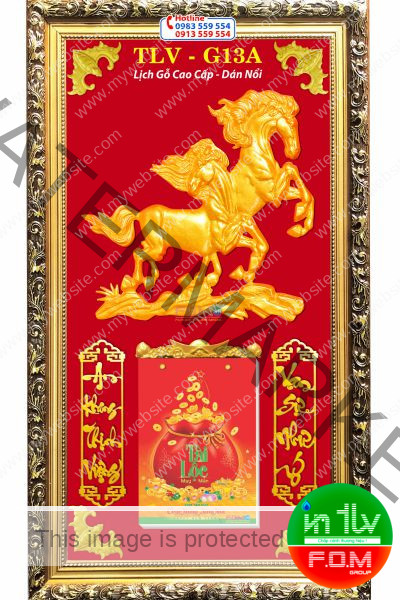 Lịch Gỗ Mã Đáo Thành Công