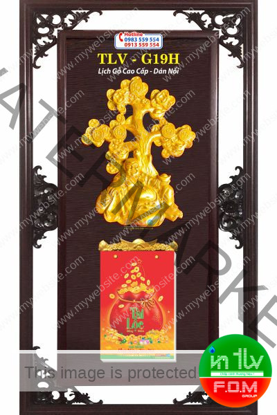 Lịch Gỗ Mai Phú Quý - Ảnh 2