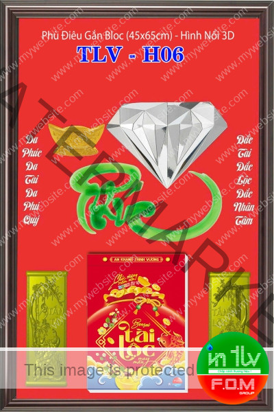 Lịch Khung Tranh Chữ Phúc