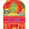 Lịch lò xo giữa bloc Túi Vàng Tài Lộc