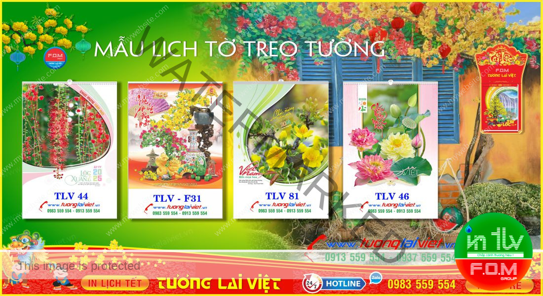 Mẫu Lịch Tờ 2026